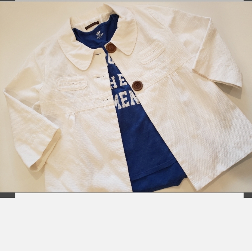 Hazel brand white jacket